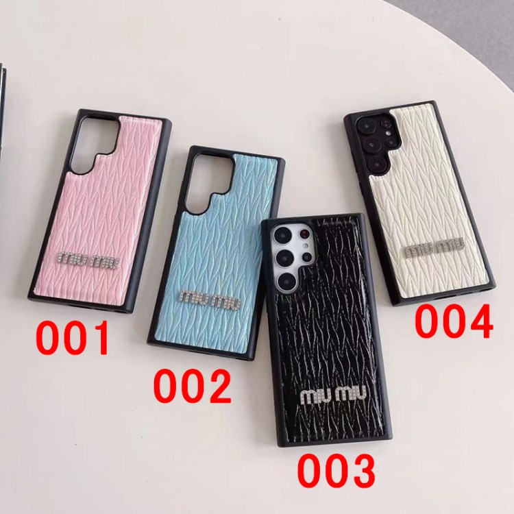 ミュウミュウ MiuMiuギャラクシーs23 ultraスマホケースレディース人気 Samsung s23 + ultra iphone 14 15 pro plusブランドスマホカバーgalaxy s23 s22 ultra plusエースハイブランド着脱安いのgalaxy s23 s22 s21ケースコピー