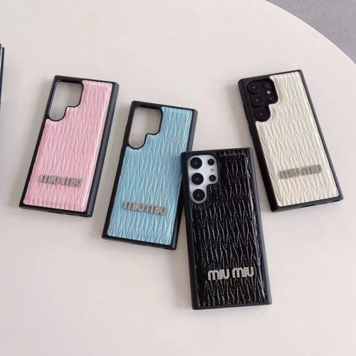 ミュウミュウ MiuMiuギャラクシーs23 ultraスマホケースレディース人気 Samsung s23 + ultra iphone 14 15 pro plusブランドスマホカバーgalaxy s23 s22 ultra plusエースハイブランド着脱安いのgalaxy s23 s22 s21ケースコピー