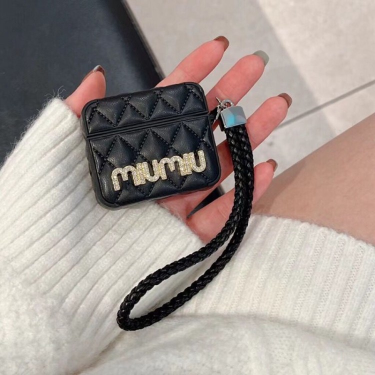 ミュウミュウ MiuMiuかわいいエアーポッズ3/2/1カバー個性スニーカー形のairpods pro2ケース ブランド 人気ブランドairpods 3/プロカバーパロディメンズ向けAirPods 3/2/1ケースブランドかっこいい