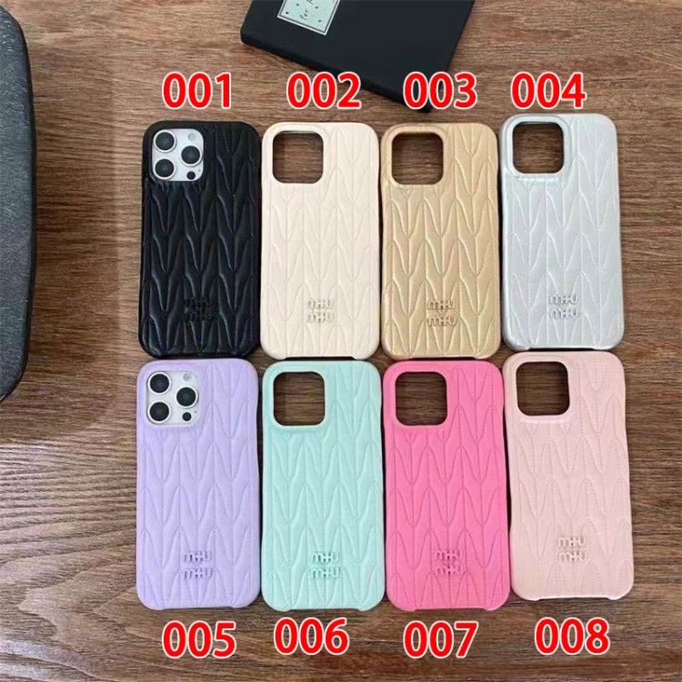 ミュウミュウ MiuMiu iPhone 16 15 plus 16 pro maxブランドスマホケースブランドアイフォン16 pro max 15plus 16eプロマックスマホカバー男女兼用アップル16e 15 pro max 16 plusケース全機種対応パロディ