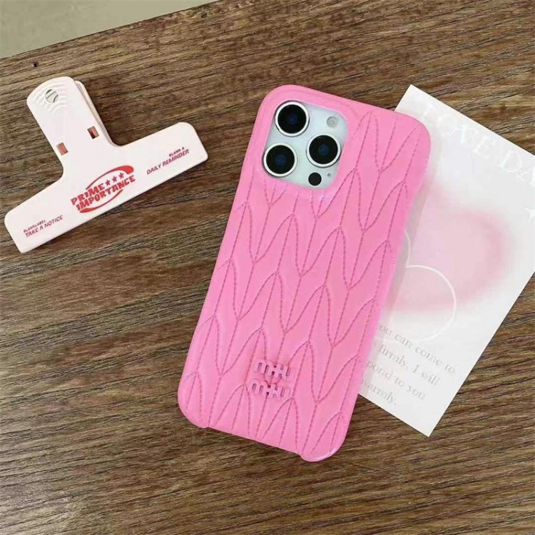 ミュウミュウ MiuMiu iPhone 16 15 plus 16 pro maxブランドスマホケースブランドアイフォン16 pro max 15plus 16eプロマックスマホカバー男女兼用アップル16e 15 pro max 16 plusケース全機種対応パロディ