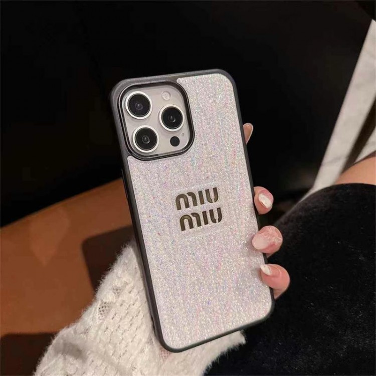 ミュウミュウ MiuMiuアイフォン16 pro max 17 15 14 16 plusハイブランドケース ミュウミュウ iPhone 16 15 plus 16 17pro maxブランドスマホケース ブランド miumiuアイフォン16 pro max  17 15plus 16プロマックスマホカバー男女兼用