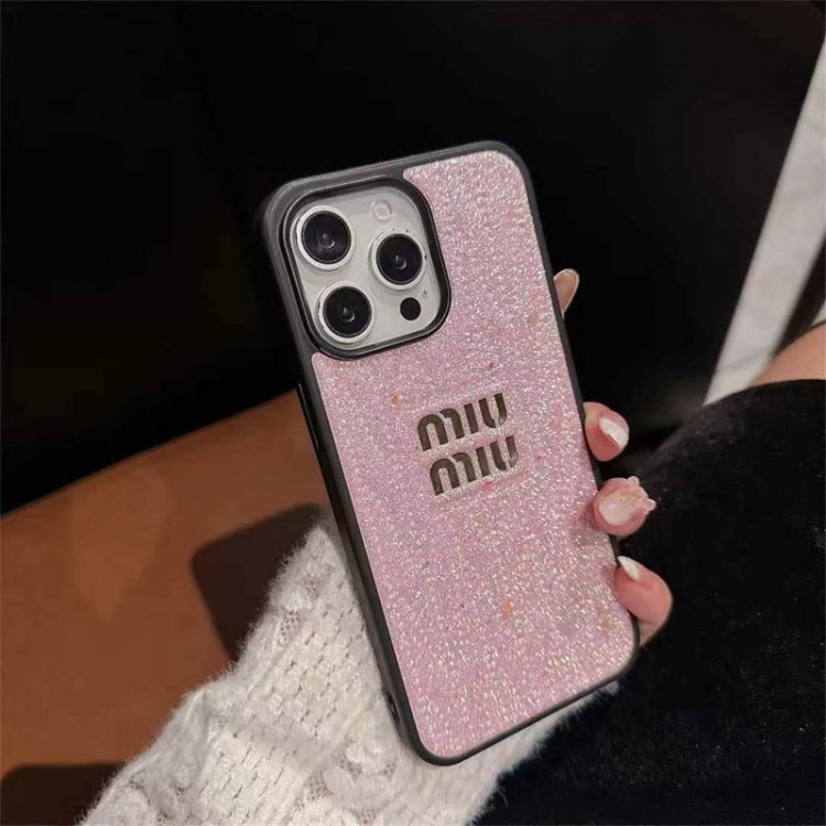 ミュウミュウ MiuMiuアイフォン16 pro max 17 15 14 16 plusハイブランドケース ミュウミュウ iPhone 16 15 plus 16 17pro maxブランドスマホケース ブランド miumiuアイフォン16 pro max  17 15plus 16プロマックスマホカバー男女兼用