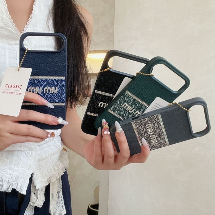 ミュウミュウ MiuMiuアイフォン16 pro max 17 AIR 15 14 16 plusハイブランドケースブランドアイフォン16 pro max Air 17 15plus 16プロマックスマホカバー男女兼用芸能人愛用するブランドアイフォン17 16 pro15 16 pro maxケースカバー