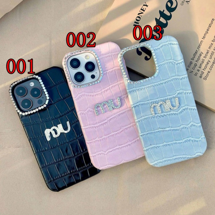 ミュウミュウ MiuMiuアイフォン16 pro max 17 AIR 15 14 16 plusハイブランドケースブランドアイフォン16 pro max Air 17 15plus 16プロマックスマホカバー男女兼用芸能人愛用するブランドアイフォン17 16 pro15 16 pro maxケースカバー