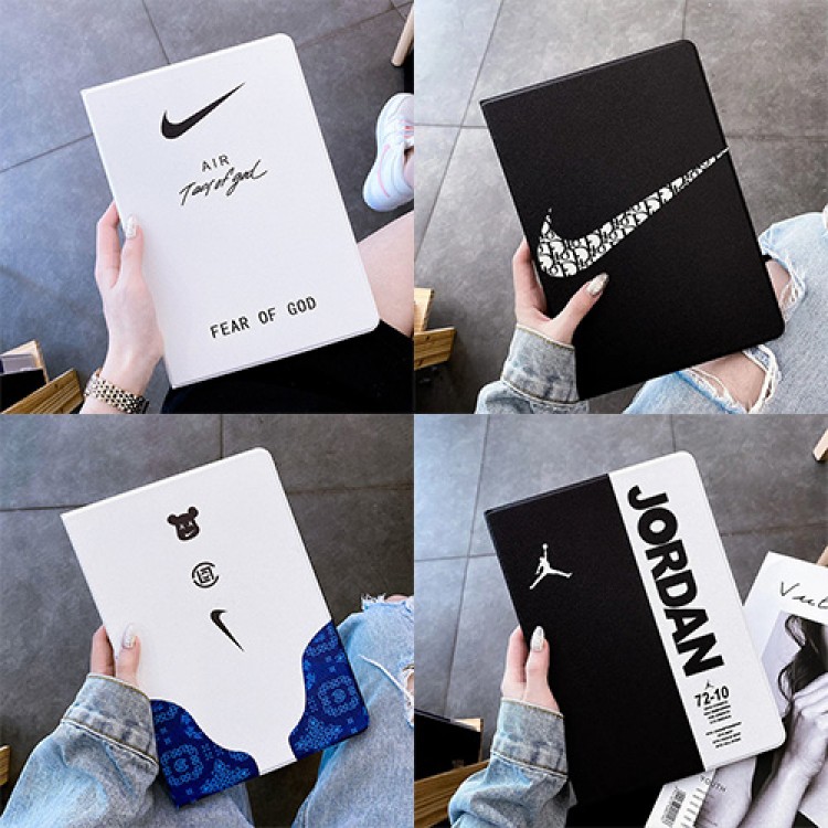 Nike Ipad 9 10 2インチ 21 フルカバー 耐衝撃 流行り Nike アイパッド ポロ10 5インチ手帳型ケース 大人っぽい カッコイイ 簡約