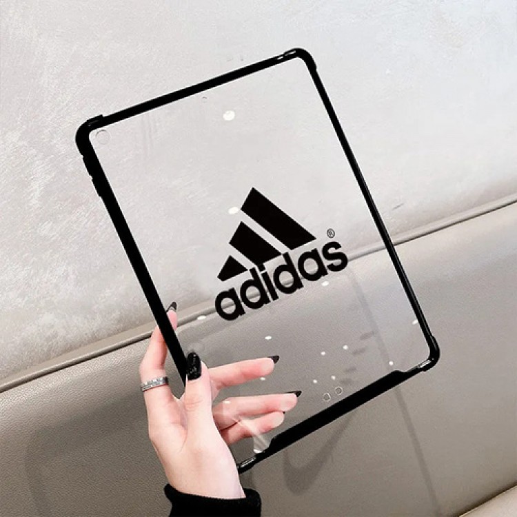 流行りポーツブランド ナイキ Ipad pro 11インチ（2021/2020世代）ジャケット型ケース 透明ケース ファッション adidas アイパッド8/6/7世代カバー 落下保護 オシャレ 高品質 IPad air 4クリアケース シンプル 個性 大人気