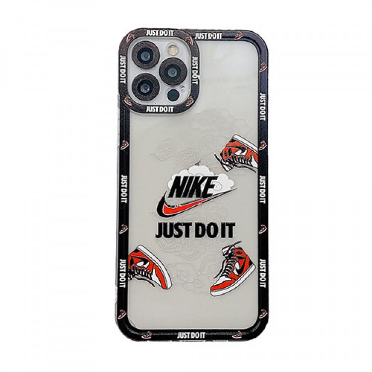 潮流ブランド ナイキ iPhone13pro max/13pro/13スマホケース 透明デザイン 個性スニーカー柄 nike アイフォン12pro/12pro max/12フルカバー 耐衝撃 レンズ保護 iphone11pro max/11pro/11ケース 高品質 ファッション 男の子 レディース