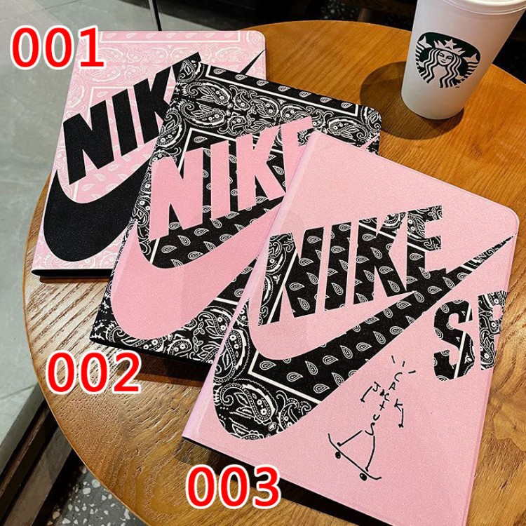 ブランド Nike アイパッドプロ 12.9/11inch（2021/2021/2018）カバー 耐衝撃 柔らかい ナイキ ipad 9/8/7/6 シリコンケース軽量 傷防止 ipad mini 6 2021ケース 高品質 耐久性 iPad air 5/4/3 ケース簡約 ペア スタンド可 潮流スタイル 男女兼用