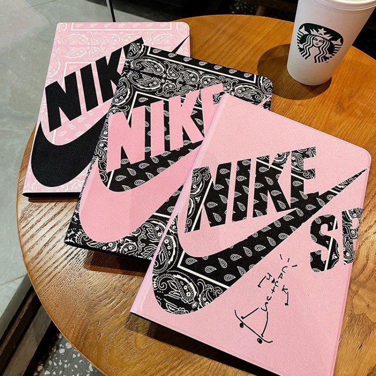 ブランド Nike アイパッドプロ 12.9/11inch（2021/2021/2018）カバー 耐衝撃 柔らかい ナイキ ipad 9/8/7/6 シリコンケース軽量 傷防止 ipad mini 6 2021ケース 高品質 耐久性 iPad air 5/4/3 ケース簡約 ペア スタンド可 潮流スタイル 男女兼用