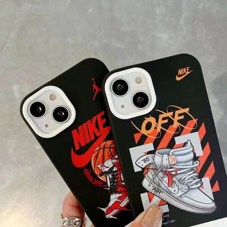 NIKE アップル14/13pro携帯カバー 黒色クール ナイキ iphone13/13pro maxケース 個性 高品質 アイフォン12Pro/12/12pro maxカバー プリント柄 靴の柄 スペシャル iphone11pro/11ソフトケース 放熱性よい