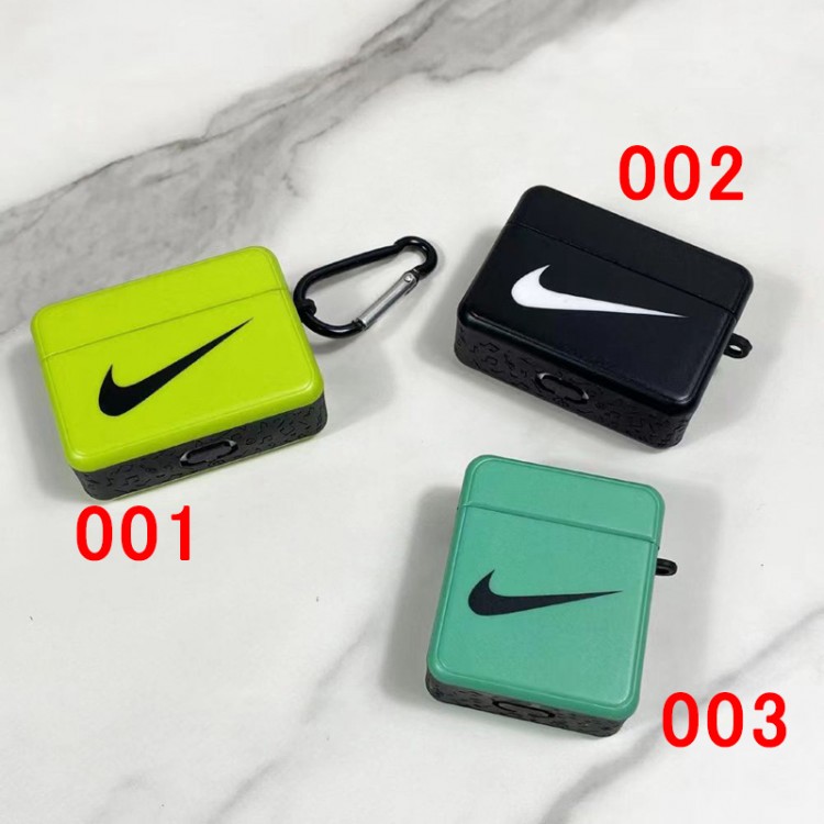 Nike ナイキブランドエアーポッズpro2保護ケースかわいいエアーポッズ3/2/1カバー個性メンズ向けAirPods 3/2/1ケースブランドかっこいいブランド若者オシャレエアーポッズpro2/proケース耐衝撃