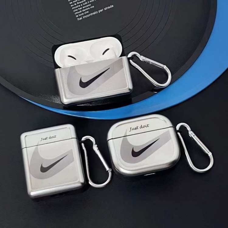 Nike ナイキブランドエアーポッズpro2保護ケースairpods proカバー 軽量 紛失防止ブランドairpods 3/プロカバーパロディメンズ向けAirPods 3/2/1ケースブランドかっこいい