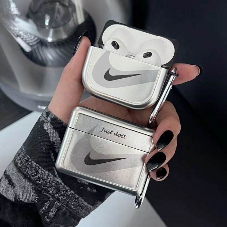 Nike ナイキブランドエアーポッズpro2保護ケースairpods proカバー 軽量 紛失防止ブランドairpods 3/プロカバーパロディメンズ向けAirPods 3/2/1ケースブランドかっこいい