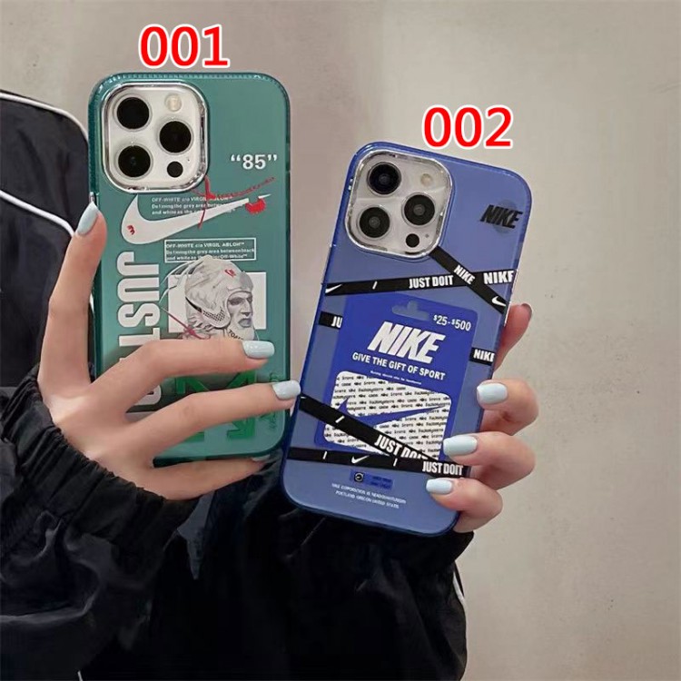 Nike ナイキブランドアップル15+ 14proケース激安パロディブランドアイフォン15plus 14プロマックスマホカバー男女兼用iPhone 15pro max/14proスマホカバー耐衝撃オシャレ