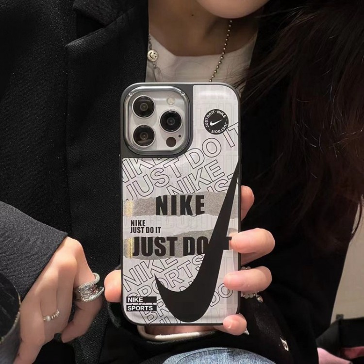 Nike ナイキブランドiPhone15 14pro maxケースメンズブランドアイフォン15plus 14プロマックスマホカバー男女兼用iPhone 15pro max/14proスマホカバー耐衝撃オシャレ