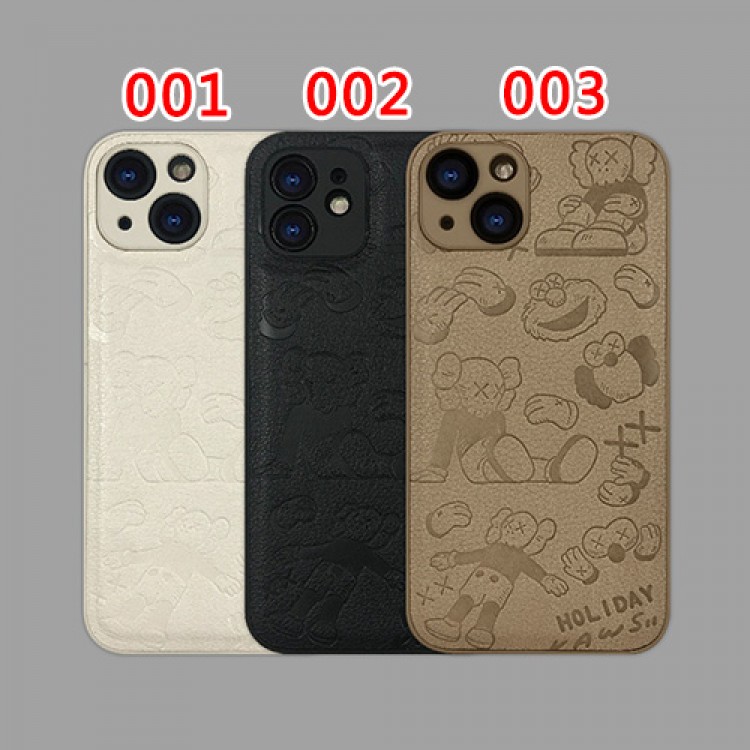 ハイブランドカウズiPhone13pro/13pro max/13スマホカバー 柔らかい 耐衝撃 kaws アイフォン12pro/12pro max/12ケース 経典人形柄 エンボス加工 iPhone11pro max/11pro/11カバー 高品質 ファッション 男女 ペア 適応