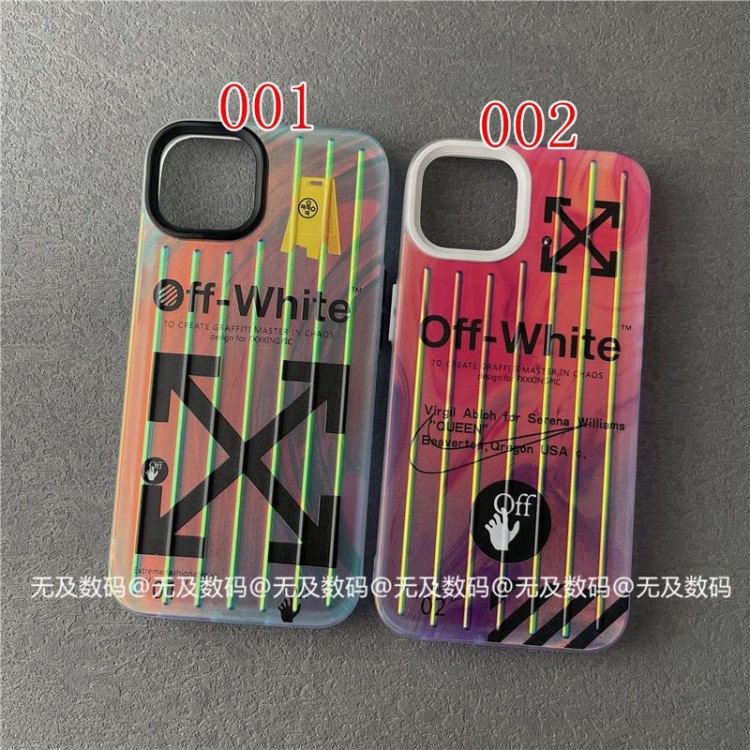 ブランド off-white アイフォン14/14plusケース 個性スーツケース形 オフホワイト iPhone14promax/14Proスマホケース 変色デザイン iphone13pro/13pro maxカバー メンズ 衝撃吸収 iPhone12pro/11Pro maxケース 黄変防止 オシャレ 軽量