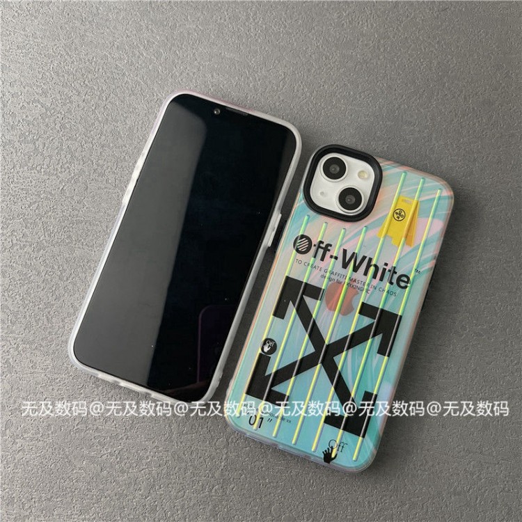 ブランド off-white アイフォン14/14plusケース 個性スーツケース形 オフホワイト iPhone14promax/14Proスマホケース 変色デザイン iphone13pro/13pro maxカバー メンズ 衝撃吸収 iPhone12pro/11Pro maxケース 黄変防止 オシャレ 軽量