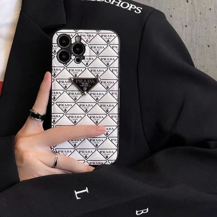 Prada プラダブランドiPhone15 14pro maxケースメンズアイフォン15 14 plusハイブランドケース芸能人愛用するブランドアイフォン15 14 proケースカバー