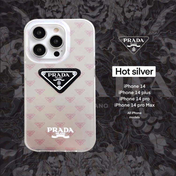 Prada プラダブランドiPhone16 15 14pro maxケースメンズアイフォン15 14 plusハイブランドケースiPhone 15pro max/14proスマホカバー耐衝撃オシャレ