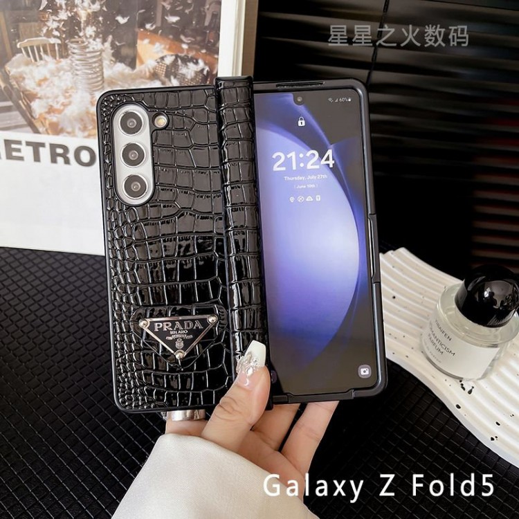 Prada プラダGalaxy Z Flip6 5 4 3ブランドケースメンズブランドギャラクシーz flip6 4 5 fold6 5 4 3スマホカバースムーズブランドスマホケース男女兼用大人っぽい ギャラクシーz fold3/2 4 5 6ブランドスマホカバー