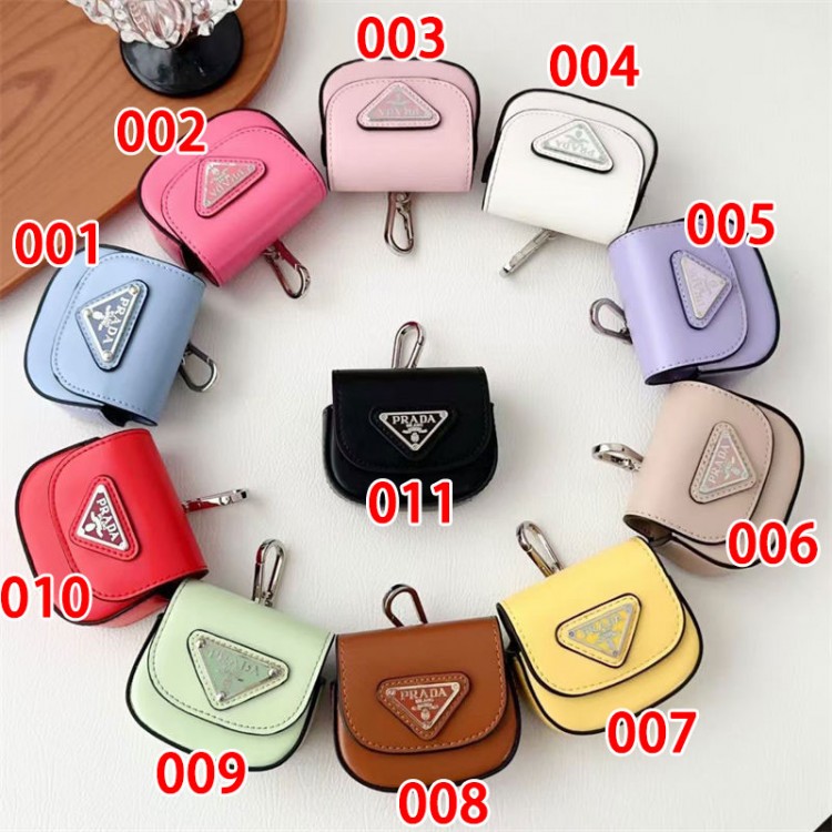 Prada プラダブランドエアーポッズpro2 4 3 2 max保護ケースairpods 4 pro2 3カバー 軽量 紛失防止 airpods 4 pro2 proケース ブランド 人気ブランドairpods 4 3/プロ2カバーパロディ