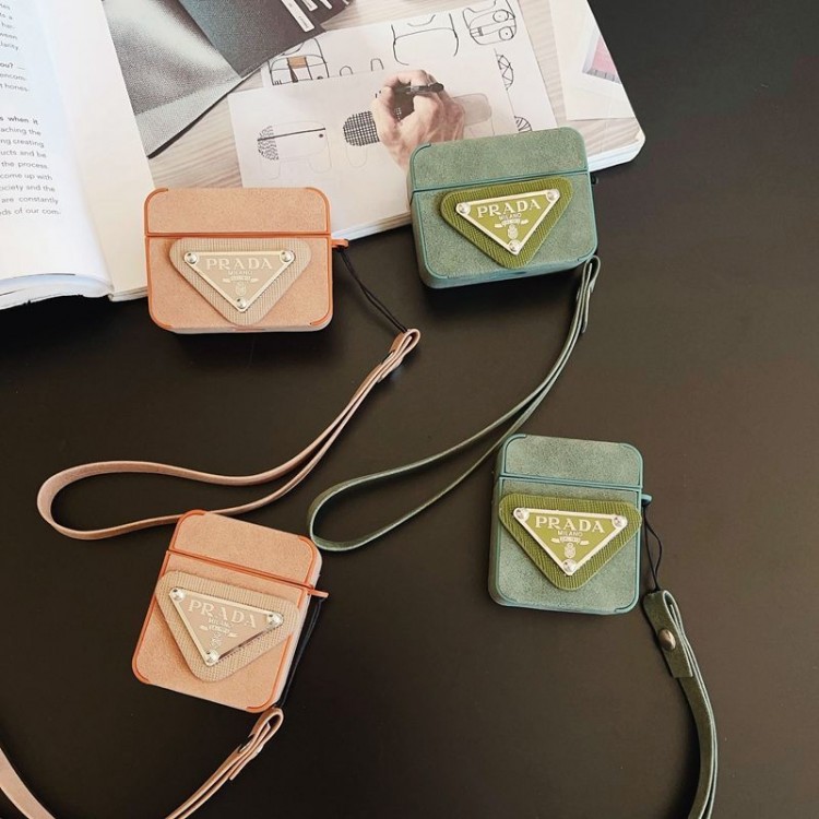 Prada プラダairpods 4 pro3 pro2 3カバー 軽量 紛失防止AirPods 3 4ブランドケース 携帯便利 ファッションスニーカー形のairpods 4 pro2 pro3ケース ブランド 人気メンズ向けAirPods  Pro3/4/3/2/1ケースブランドかっこいい