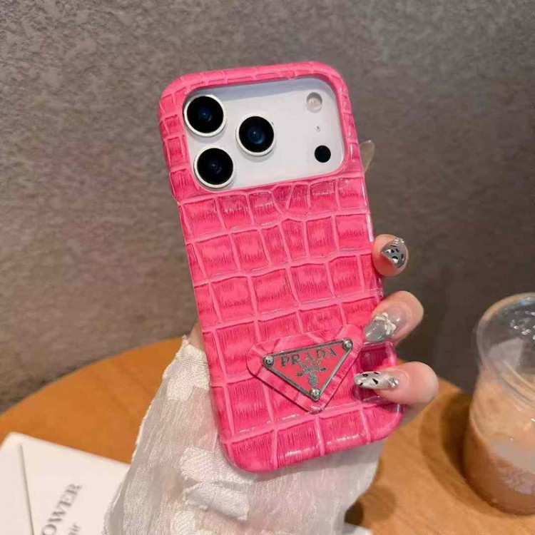 Prada プラダiPhone 16 15 plus 16 17pro max AirブランドスマホケースiPhone16 17 air 15pro max 16pro 13 12スマホカバー耐衝撃オシャレ芸能人愛用するブランドアイフォン17 16 pro15 16 pro maxケースカバー