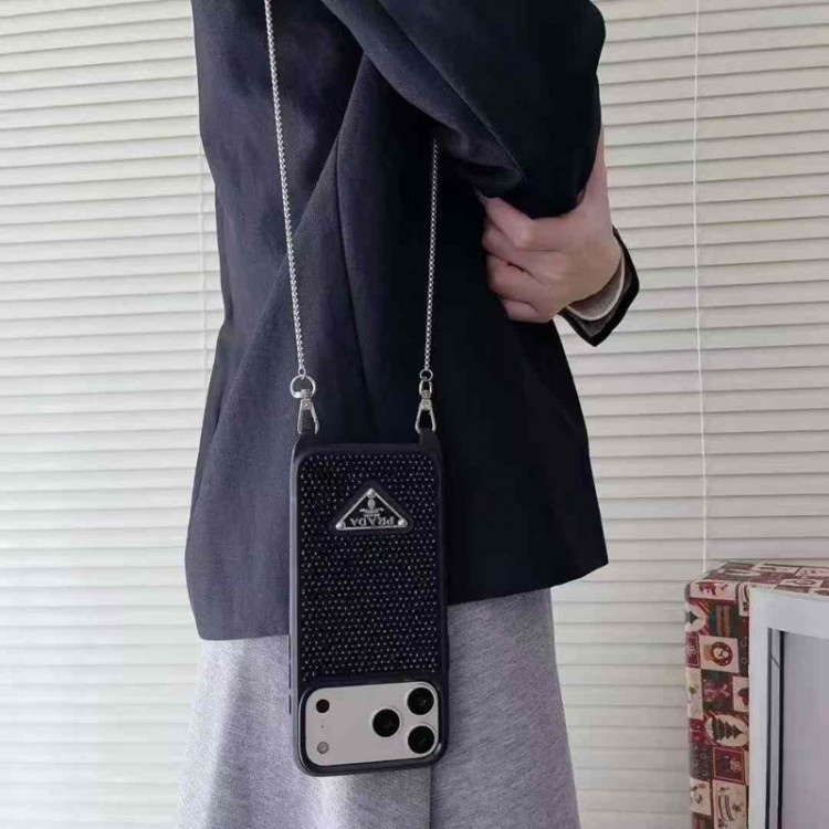 Prada プラダアイフォン16 pro max 17 AIR 15 14 16 plusハイブランドケースブランドアイフォン16 pro max Air 17 15plus 16プロマックスマホカバー男女兼用iPhone16 17 air 15pro max 16pro 13 12スマホカバー耐衝撃オシャレ