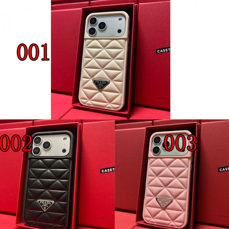 Prada プラダiPhone 16 15 plus 16 17pro max Airブランドスマホケース芸能人愛用するブランドアイフォン17 16 pro15 16 pro maxケースカバーアップル AIR 17 16e 15 pro max 16 plusケース全機種対応パロディ