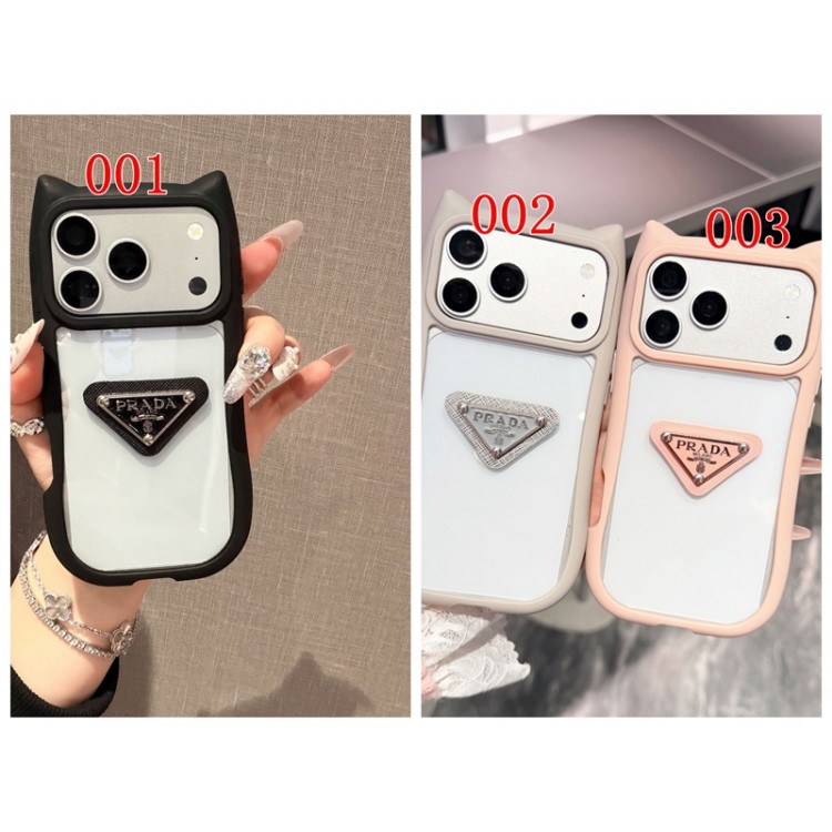 Prada プラダブランドアップル18pro max 16+ 16 pro max 16e 18 15 17 pro air 17eケース激安パロディiPhone 16 15 plus 18 17pro max AirブランドスマホケースiPhone 18 16 17 17e 15pro max 16pro スマホカバー耐衝撃オシャレ