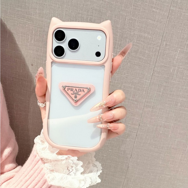 Prada プラダブランドアップル18pro max 16+ 16 pro max 16e 18 15 17 pro air 17eケース激安パロディiPhone 16 15 plus 18 17pro max AirブランドスマホケースiPhone 18 16 17 17e 15pro max 16pro スマホカバー耐衝撃オシャレ
