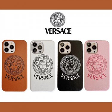 Versace アイフォン13pro max/13pro/13ケースブランド 高級レザー 贅沢 おしゃれ ヴェルサーチ IPHONE12pro max/12pro/12薄型カバー フィット 放熱性よい iphone11pro max/11pro/11ソフトケース 手入れやすい メンズ レディース