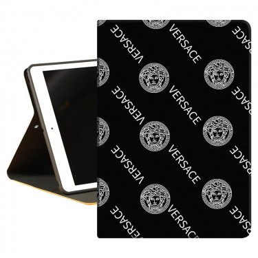 ブランド ヴェルサーチ ipad mini 6 2021世代ケース ペンホルダー付き Versace アイパッド9/8/7カバー 手帳型 全面カバー iPad pro12.9/11インチ（2021/2020/2018）世代ケース 定番柄 おしゃれ  IPAD AIR 4カバー スタンド可 キズ防止