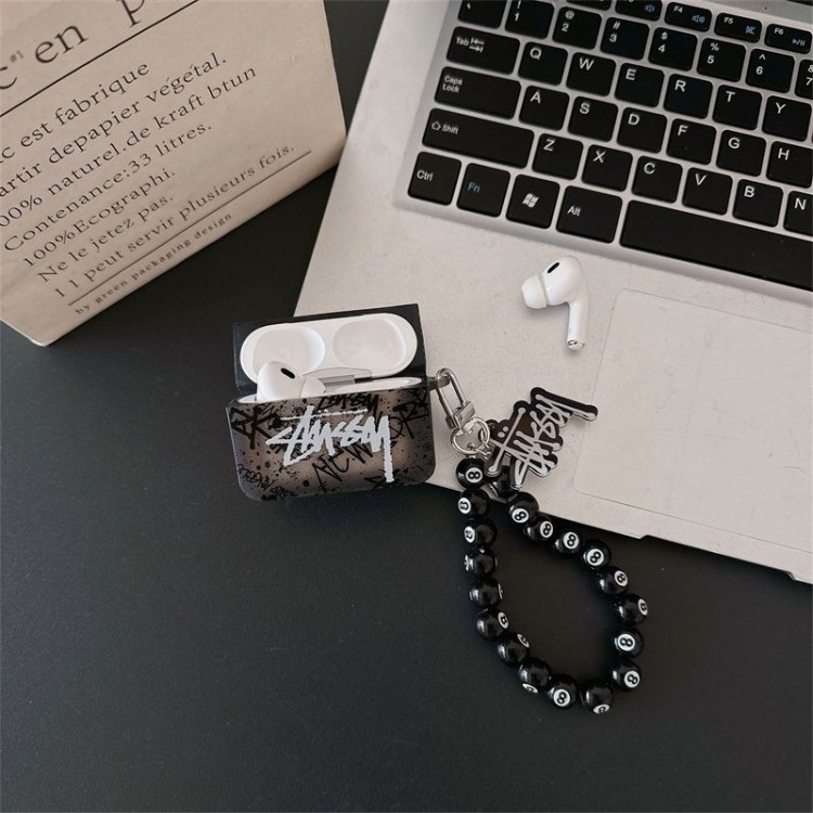Stussy ステューシーブランドエアーポッズpro2 4 3 2 max保護ケースAirPods 3 4ブランドケース 携帯便利 ファッションかわいいエアーポッズ4/3/2/1カバー個性スニーカー形のairpods 4 pro2 proケース ブランド 人気