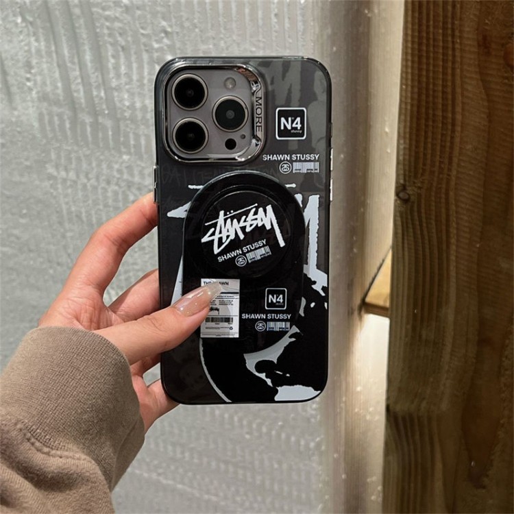 Stussy ステューシーブランドiPhone16  plus 15 16pro max 16eケースメンズアイフォン16 pro max 15 14 16 plusハイブランドケースアップル16e 15 pro max 16 plusケース全機種対応パロディ