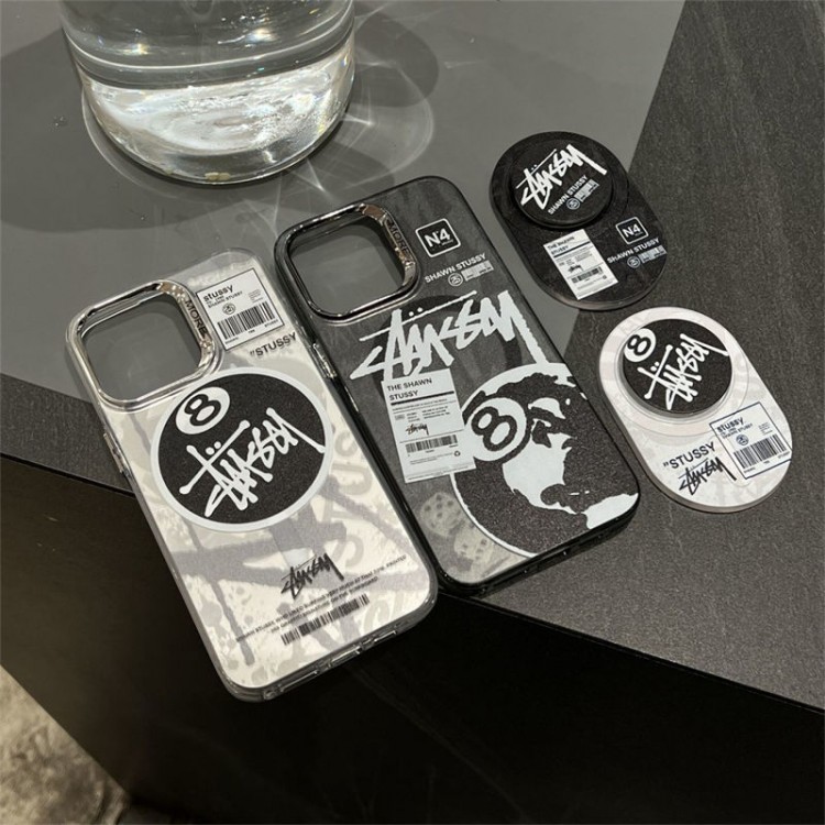 Stussy ステューシーブランドiPhone16  plus 15 16pro max 16eケースメンズアイフォン16 pro max 15 14 16 plusハイブランドケースアップル16e 15 pro max 16 plusケース全機種対応パロディ