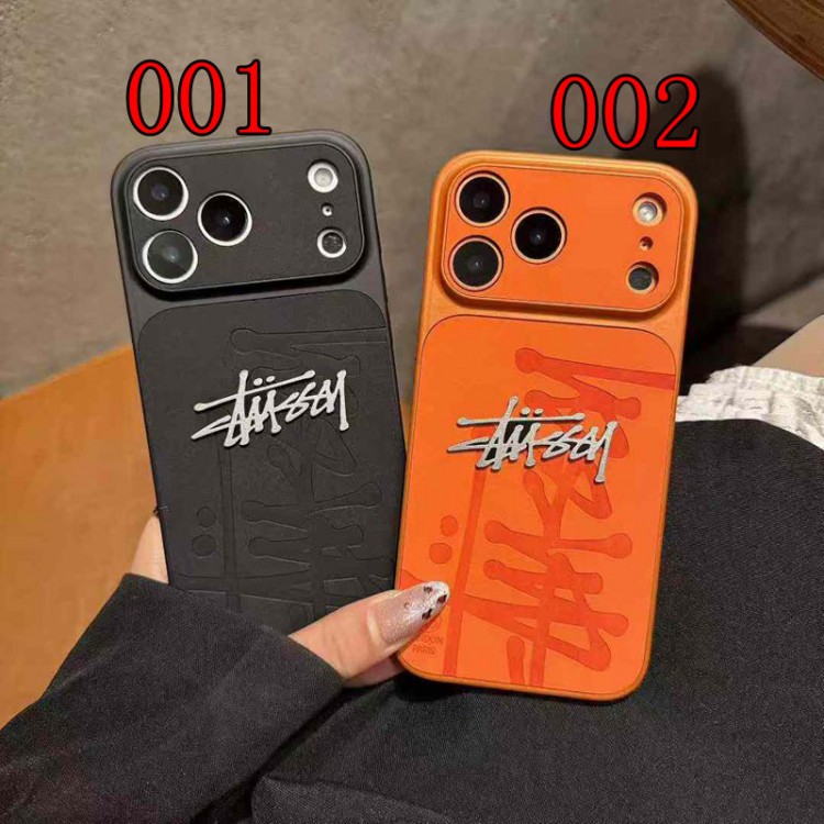 Stussy ステューシーブランドアップル16+ 16 pro max 16e 14 15 17 pro airケース激安パロディiPhone16 17 air 15pro max 16pro 13 12スマホカバー耐衝撃オシャレ芸能人愛用するブランドアイフォン17 16 pro15 16 pro maxケースカバー