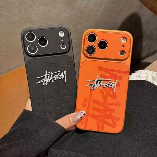 Stussy ステューシーブランドアップル16+ 16 pro max 16e 14 15 17 pro airケース激安パロディiPhone16 17 air 15pro max 16pro 13 12スマホカバー耐衝撃オシャレ芸能人愛用するブランドアイフォン17 16 pro15 16 pro maxケースカバー