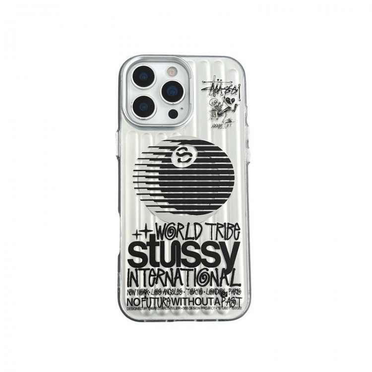 Stussy ステューシーブランドアップル16+ 16 pro max 16e 14 15 17 pro airケース激安パロディiPhone 16 15 plus 16 17pro max Airブランドスマホケース芸能人愛用するブランドアイフォン17 16 pro15 16 pro maxケースカバー