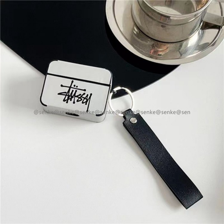 Stussy ステューシーブランドエアーポッズpro2 4 3 2 max保護ケースAirPods 3 4ブランドケース 携帯便利 ファッションかわいいエアーポッズ4/3/2/1カバー個性スニーカー形のairpods pro2 proケース ブランド 人気
