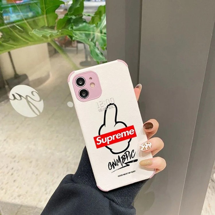 SUPREME ブランドiphone13mini/13pro/13pro max/13フルカバー 四角保護 傷防止 シュプリーム アイフォン12Pro/12mini/12pro maxソフトケース 個性プリント柄  男女兼用 iphone11pro/11pro max/11カバー メンズ 激安 レディース