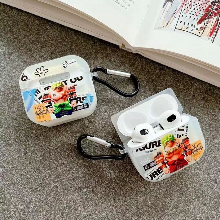 ブランド Supreme エアーポッズ Pro2 カバー 半透明 シュプリーム AIRPODS PRO保護ケース 個性漫画の柄 AirPods 3/2/1ケース 柔らかい 落下保護 エアーポッズ3イヤホンケース 流行り 人気 ファッション 男女