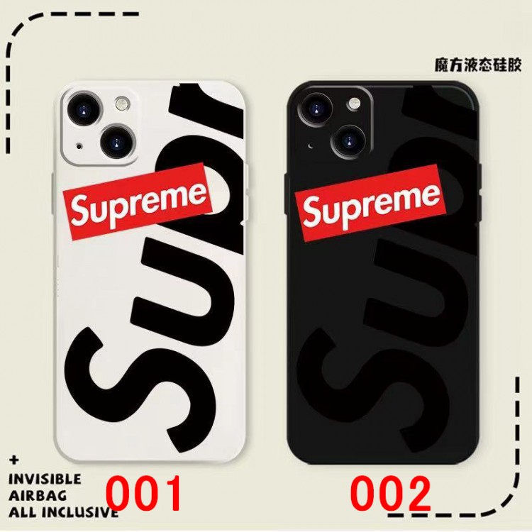 Supreme シュプリームブランドiPhone15 14pro maxケースメンズ芸能人愛用するブランドアイフォン15 14 proケースカバーアップル15/14 pro max plusケース全機種対応パロディ