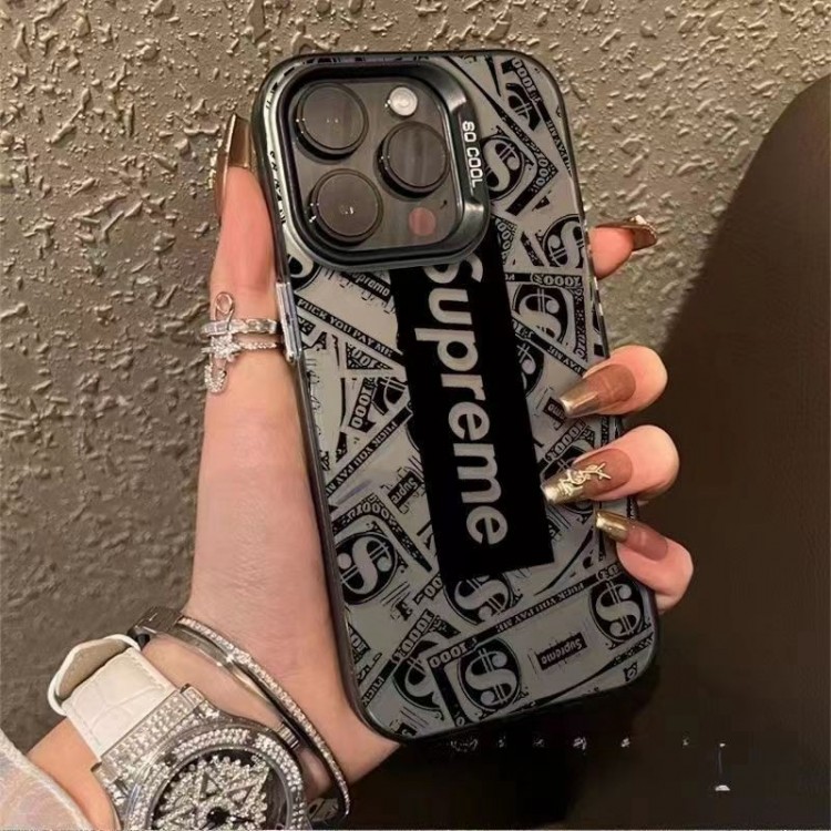 Supreme シュプリームiPhone 15 plus 14 pro maxブランドスマホケースiPhone 15pro max/14proスマホカバー耐衝撃オシャレ芸能人愛用するブランドアイフォン15 14 proケースカバー