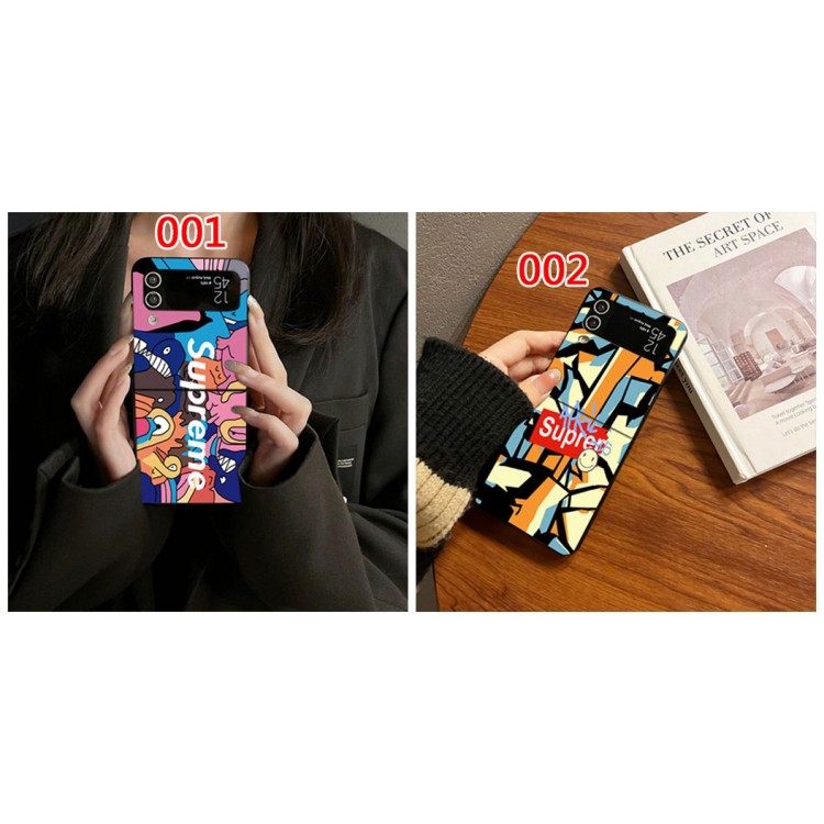 Supreme シュプリームブランドギャラクシーz flip4 5 fold5 4 3スマホカバースムーズ高級感galaxy z fold5 4 3ケースハイブランドハイブランドGalaxy z flip 5 4 3 6携帯ケースビジネスブランド落下保護galaxy z flip3 4 5携帯カバーレディース