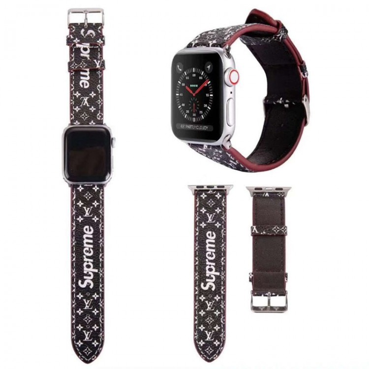 Supreme シュプリーム アップルウォッチ ultra 49mmブランドベストブランドiwatch 7 8 9 バンド 丈夫ブランド apple watch ultra 2 49mmシリコンバンド 痛くないApple Watch 9 ultra/8/7/6ブランドベルト 流行り