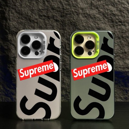 Supreme シュプリームブランドiPhone16 15 14pro maxケースメンズiPhone 16 15 plus 14 pro maxブランドスマホケース芸能人愛用するブランドアイフォン16 15 14 proケースカバー