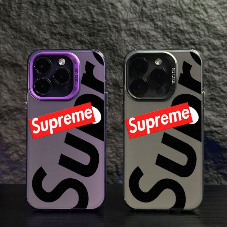 Supreme シュプリームブランドiPhone16 15 14pro maxケースメンズiPhone 16 15 plus 14 pro maxブランドスマホケース芸能人愛用するブランドアイフォン16 15 14 proケースカバー